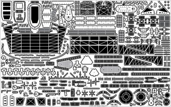 Pontos 35006F1 USS CV-9 Essex 1943 Detail Up Set (1:350)