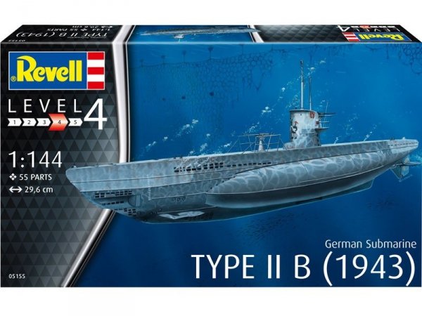 Revell 05155 German Submarine Type IIB 1/144