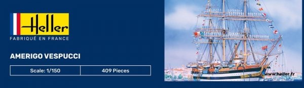 Heller 58807 Amerigo Vespucci - Starter Kit 1/150