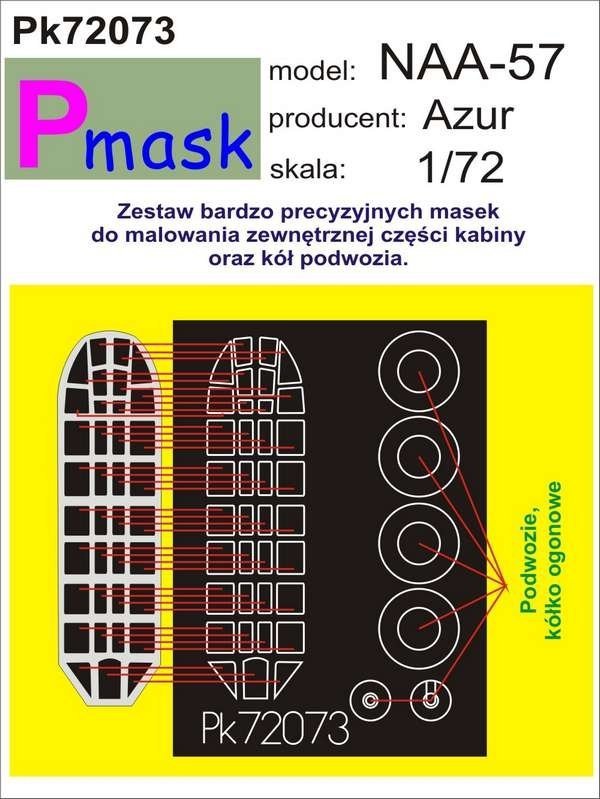 P-Mask PK72073 NAA-57 (AZUR) (1:72)