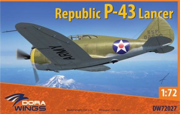Dora Wings 72027 Republic P-43 Lancer 1/72