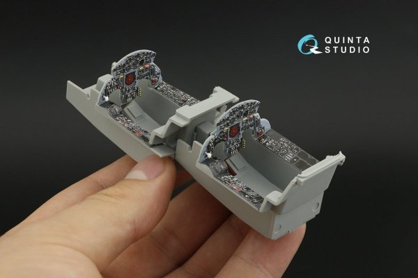 Quinta Studio QD32130 TF-104G 3D-Printed &amp; coloured Interior on decal paper (Italeri) 1/32