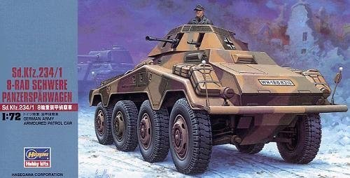 Hasegawa MT53 German Sdkfz 234/1 Schwere Panzerspahwagen 2cm (1:72)