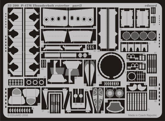 Eduard 32200 P-47M exterior 1/32 HASEGAWA