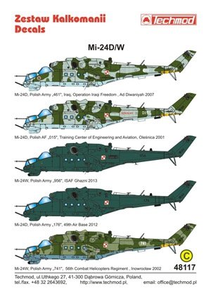 Techmod 48117 - Mi-24D/W “Hind-D/E” (1:48)