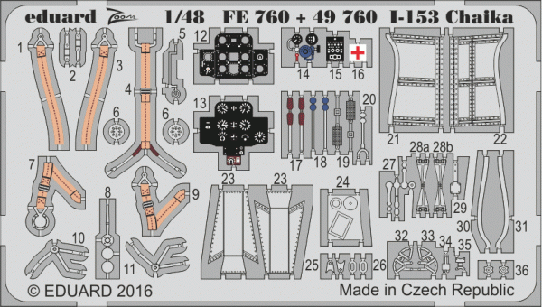 Eduard 49760 I-153 Chaika ICM 1/48