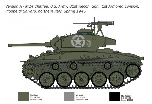 Italeri 6761 M24 CHAFFEE 1/35