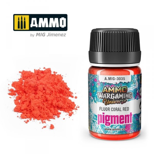 AMMO by Mig Jimenez 3035 Pigment Fluor Coral Red 35ml