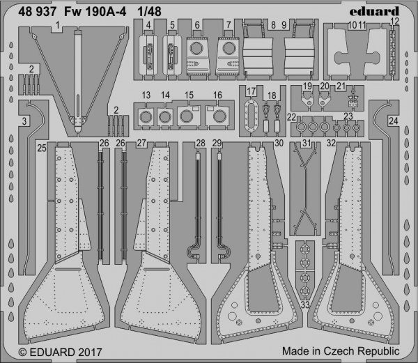 Eduard 48937 Fw 190A-4 EDUARD 1/48