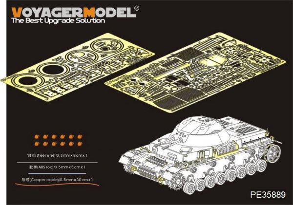 Voyager Model PE35889 WWII German Panzer IV 30mm Flakpanzer IV For DRAGON 1/35