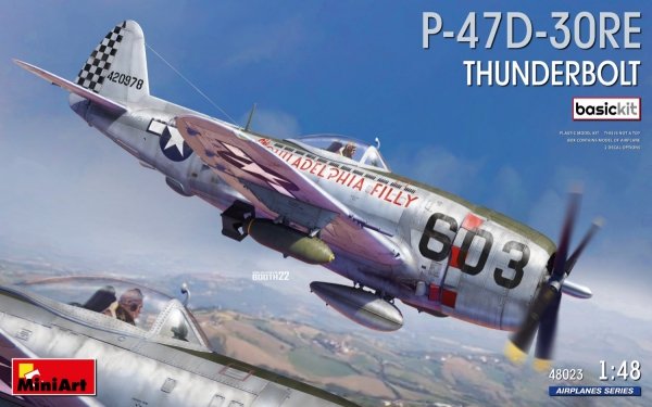 MiniArt 48023 P-47D-30RE THUNDERBOLT. BASIC KIT 1/48