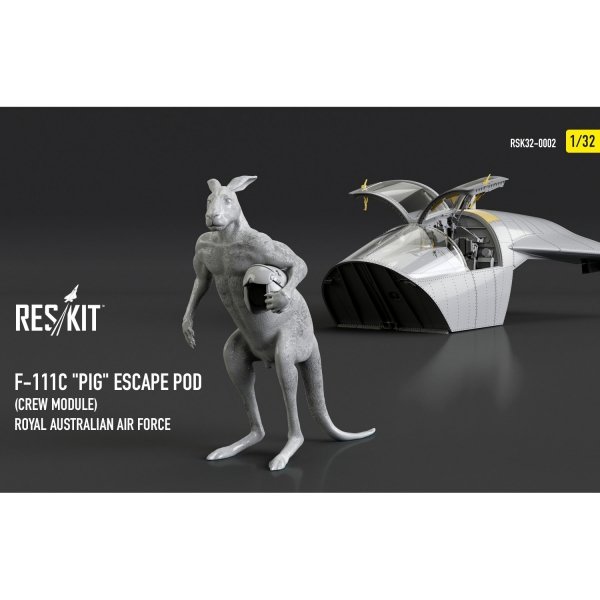 RESKIT RSK32-0002 F-111С "Pig" Escape Pod (Crew Module) Royal Australian Air Force - resin model kit (1/32)