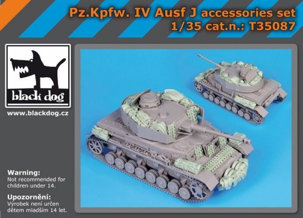 Black Dog T35087 Pz Kpfw IV Ausf J accessories set 1/35