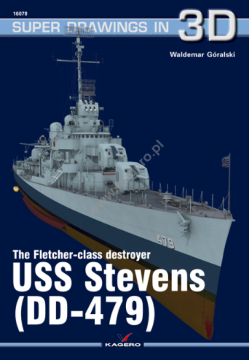 Kagero 16078 The Flecher- class destroyer USS Stevens (DD-479) EN
