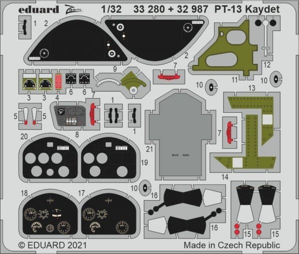 Eduard 32987 PT-13 Kaydet RODEN 1/32