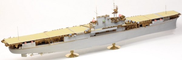 Pontos 27010fn 1/200 USS CV-6 Enterprise 1942 Detail Up Set (Teak Tone wooden deck) 1/200