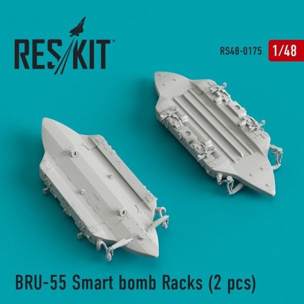 RESKIT RS48-0175 BRU-55 Smart bomb Racks for F-18 (2 pcs) 1/48