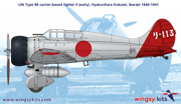 Wingsy Kits D5-03 IJN Type 96 carrier-based fighter II A5M2b “Claude” (early) 1/48