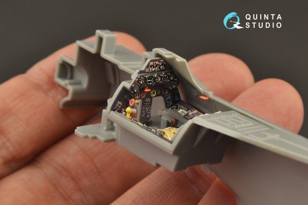 Quinta Studio QD48265 Fw 190A-8 3D-Printed &amp; coloured Interior on decal paper ( Hasegawa ) 1/48