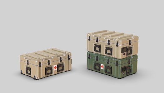 Eureka XXL E-070 Modern US Army PELICAN MEDCHEST4 Mobile Medical 1/35