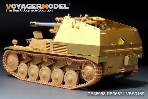Voyager Model PE35958 WWII German self-propelled howitzer Wespe basic For TAMIYA 35200/35358 1/35