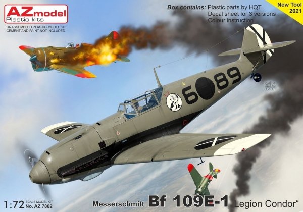 AZ Model AZ7802 Bf 109E-1 „Legion Condor“ 1/72