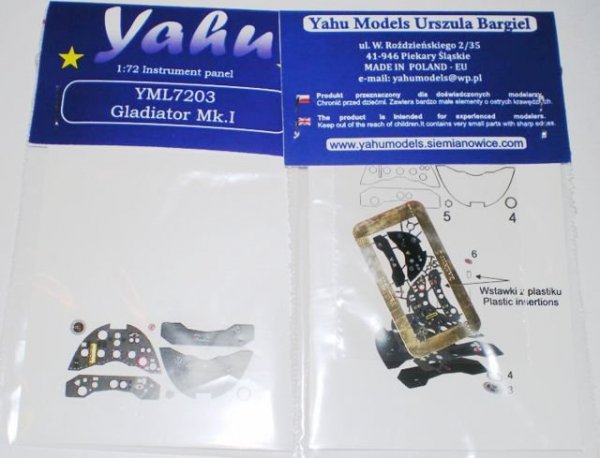 Yahu YML7203 Gladiator Mk.I (Airfix / Sword / Pavla) 1:72