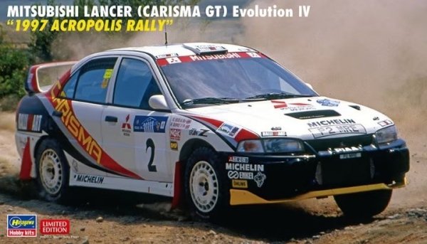 Hasegawa 20593 Mitsubishi Lancer (Carisma GT) Evolution IV `1997 Acropolis Rally` 1/24