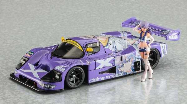 Hasegawa SP582 Egg Girls Sauber Mercedes C9 Claire Frost w/Figure 1/24