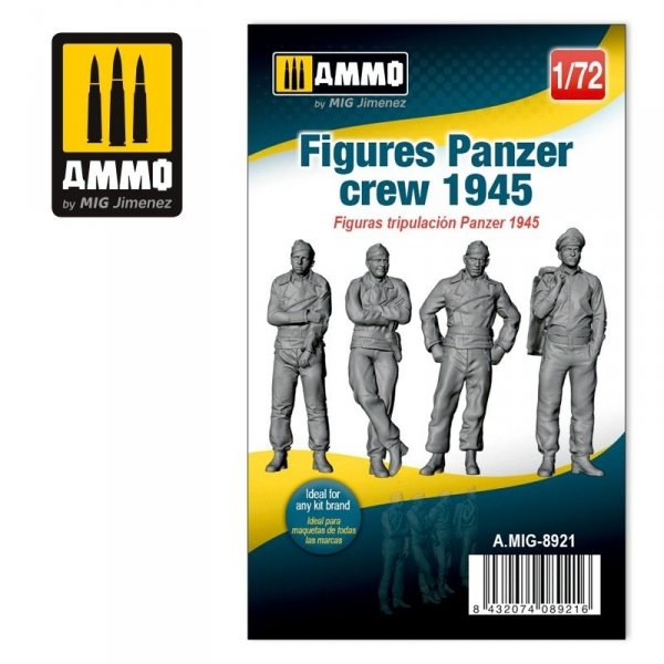 Ammo of Mig 8921 Figures Panzer crew 1945 1/72