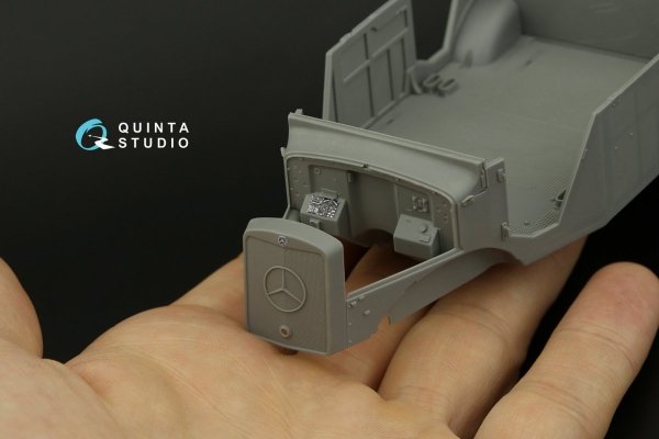 Quinta Studio QD35071 Mercedes-Benz L1500A 3D-Printed &amp; coloured Interior on decal paper (MiniArt) 1/35