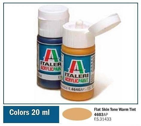 Italeri 4603AP FLAT SKIN TONE WARM TINT 20ml 