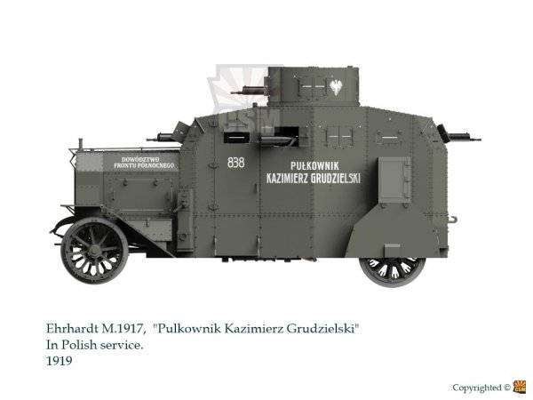 Copper State Models 35010 Ehrhardt E-V/4 M.1917 ( ZAWIERA POLSKIE KALKI ) 1/35