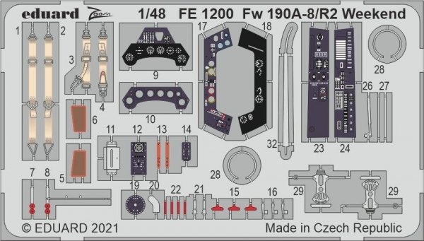 Eduard FE1200 Fw 190A-8/R2 Weekend EDUARD 1/48