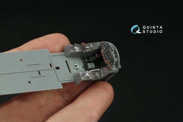 Quinta Studio QD48515 Do 335A-12 Trainer 3D-Printed &amp; coloured Interior on decal paper (Tamiya) 1/48