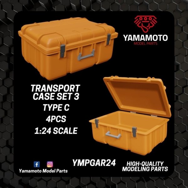 Yamamoto YMPGAR24 Transport Case Set 3 - Type C 1/24