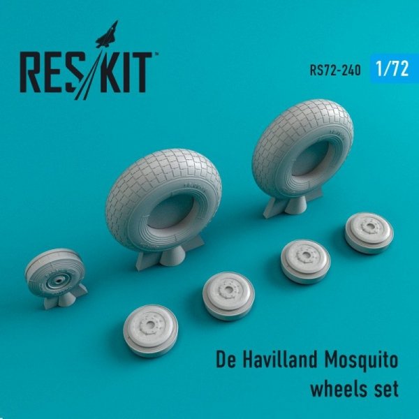 RESKIT RS72-0240 De Havilland Mosquito wheels set 1/72