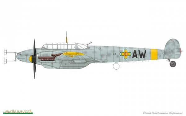 Eduard 84145 Bf 110F Nachtjager (1:48) 
