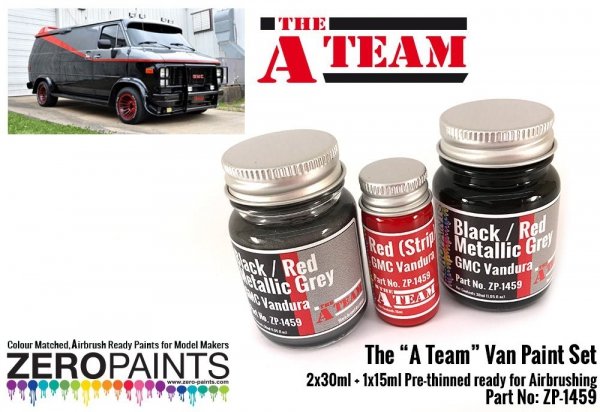 Zero Paints ZP-1459 The A Team Paint Set 2x30ml, 1x15ml
