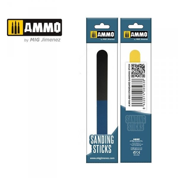 Ammo of Mig 8563 STANDARD SANDING STICK 180/320/600/2000