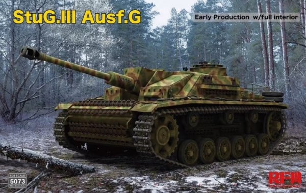 Rye Field Model 5073 StuG III Ausf. G Early Production w/full Interior 1/35