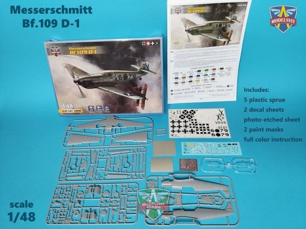 Modelsvit 4806 Messerschmitt Bf.109 D-1 1/48