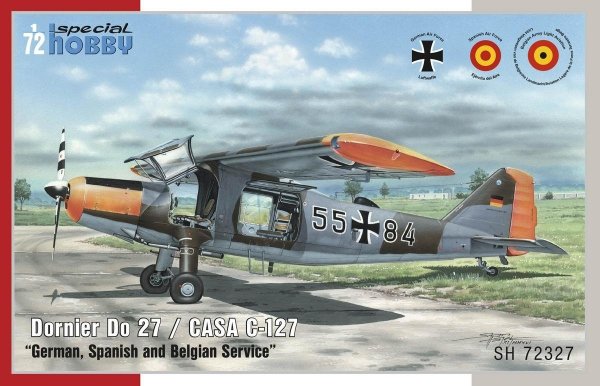 Special Hobby 72327 Dornier Do 27 German, Spanish and Belgian Service 1/72