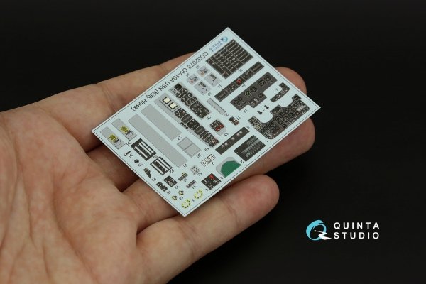 Quinta Studio QD32078 OV-10A (USN version) 3D-Printed &amp; coloured Interior on decal paper (KittyHawk) 1/32