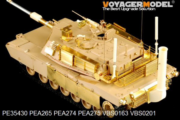 Voyager Model PEA275 Modren US Army M1A1&amp;M1A2 side skirts (For TAMIYA 35269) 1/35
