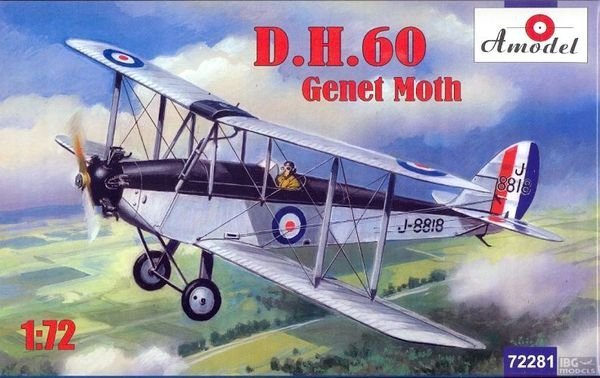 A-Model 72281 D.H.60 Genet Moth 1:72