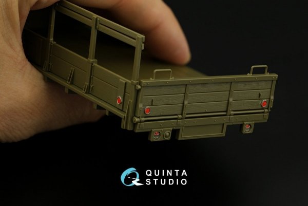 Quinta Studio QD35052 GMC CCKW 353 (open cab) 3D-Printed &amp; coloured Interior on decal paper ( Tamiya ) 1/35