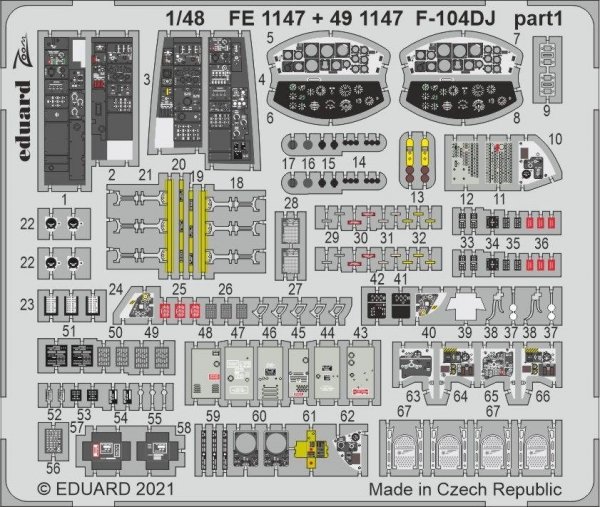 Eduard BIG49282 F-104DJ KINETIC 1/48