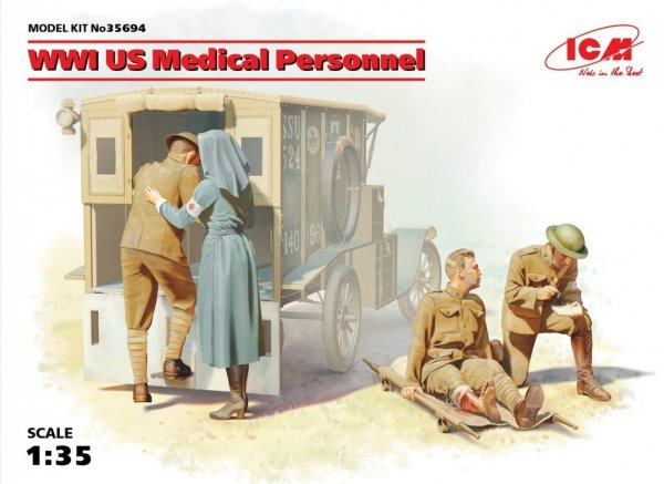ICM 35694 WWI US Medical Personnel 1/35