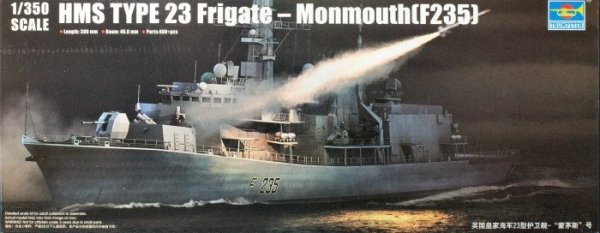 Trumpeter 04547 HMS TYPE 23 Frigate Monmouth (F235) (1:350)